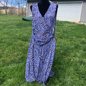 NWT DM Collection faux wrap dress